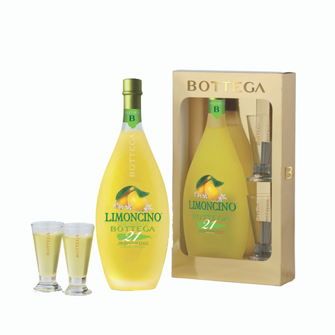 BOTTEGA - LIMONCINO (GIFT BOX WITH 2 GLASS) 500ML - FERRARI SINGAPORE